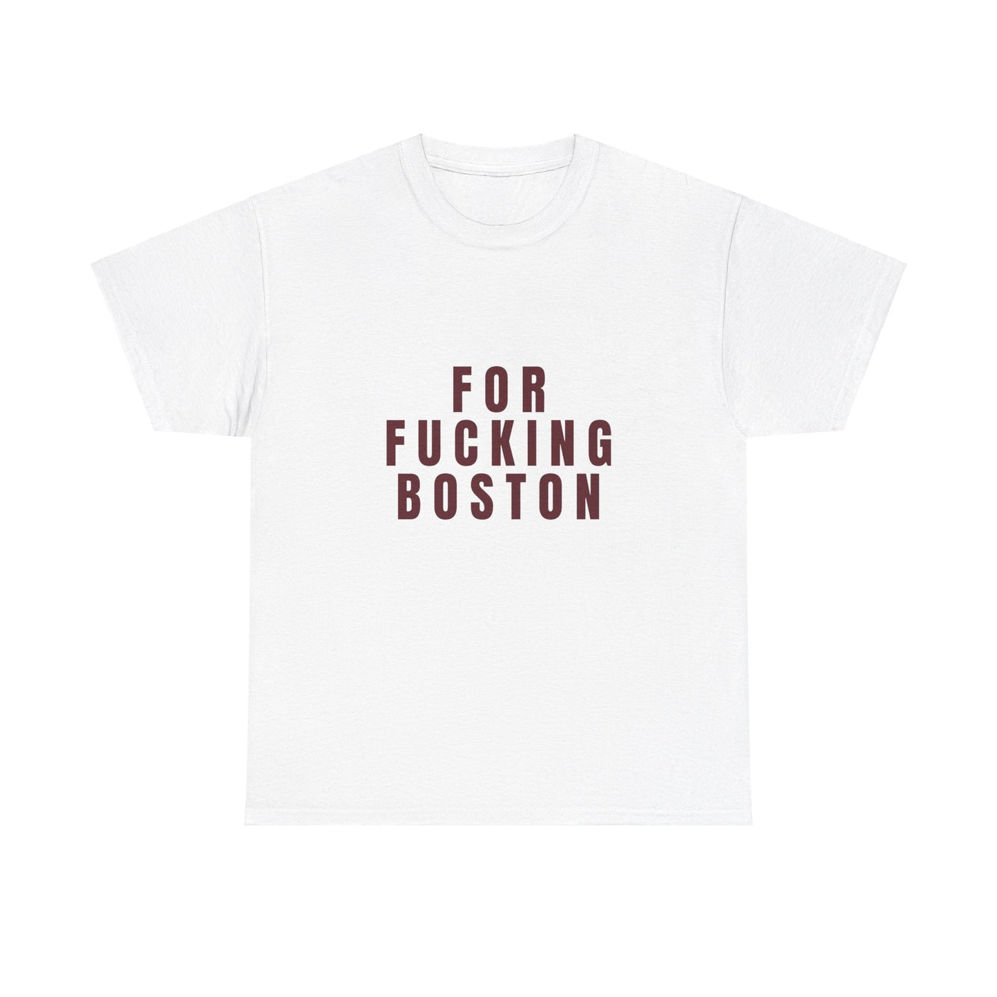 White For Boston Tee