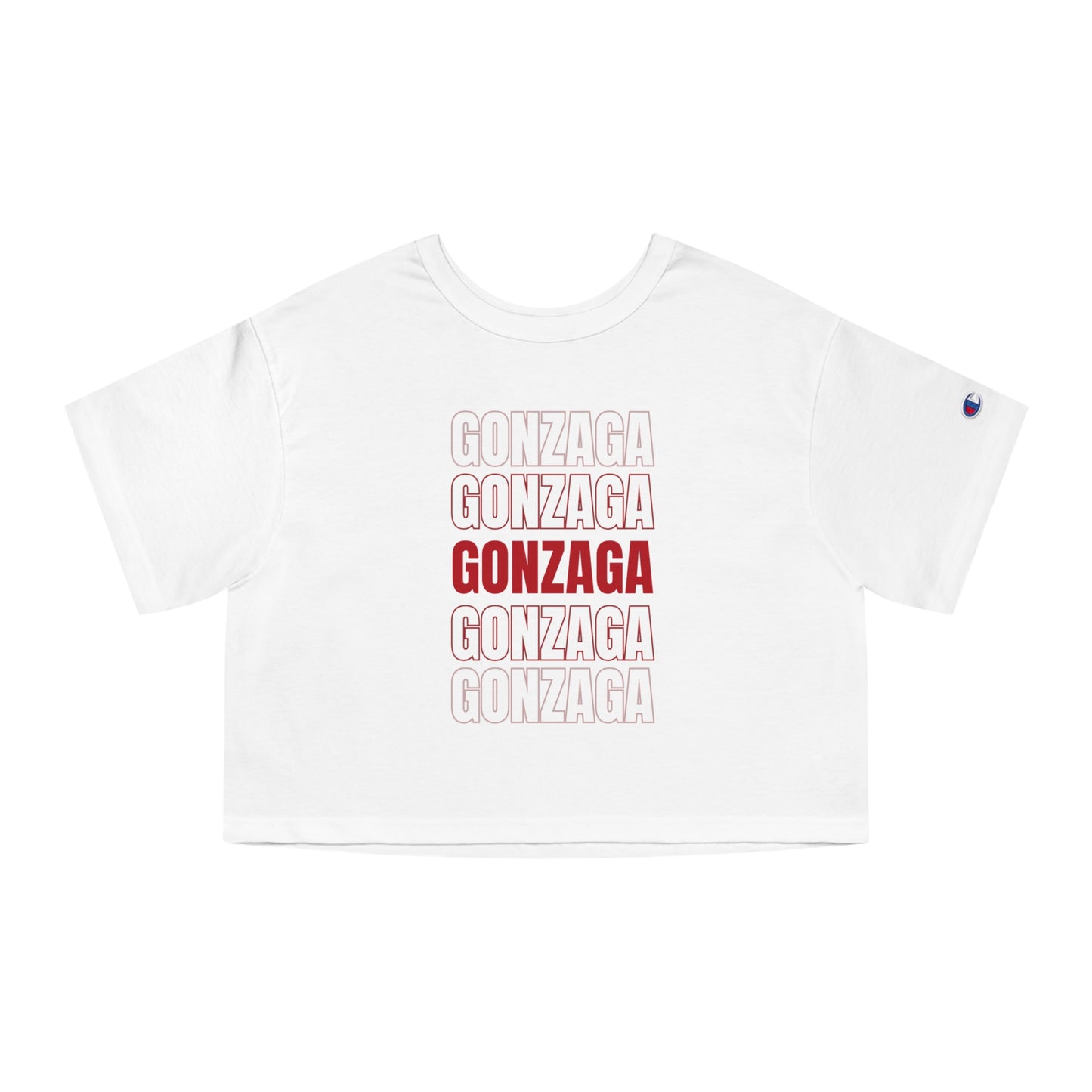 Gonzaga Champion Women's Heritage Cropped T-Shirt