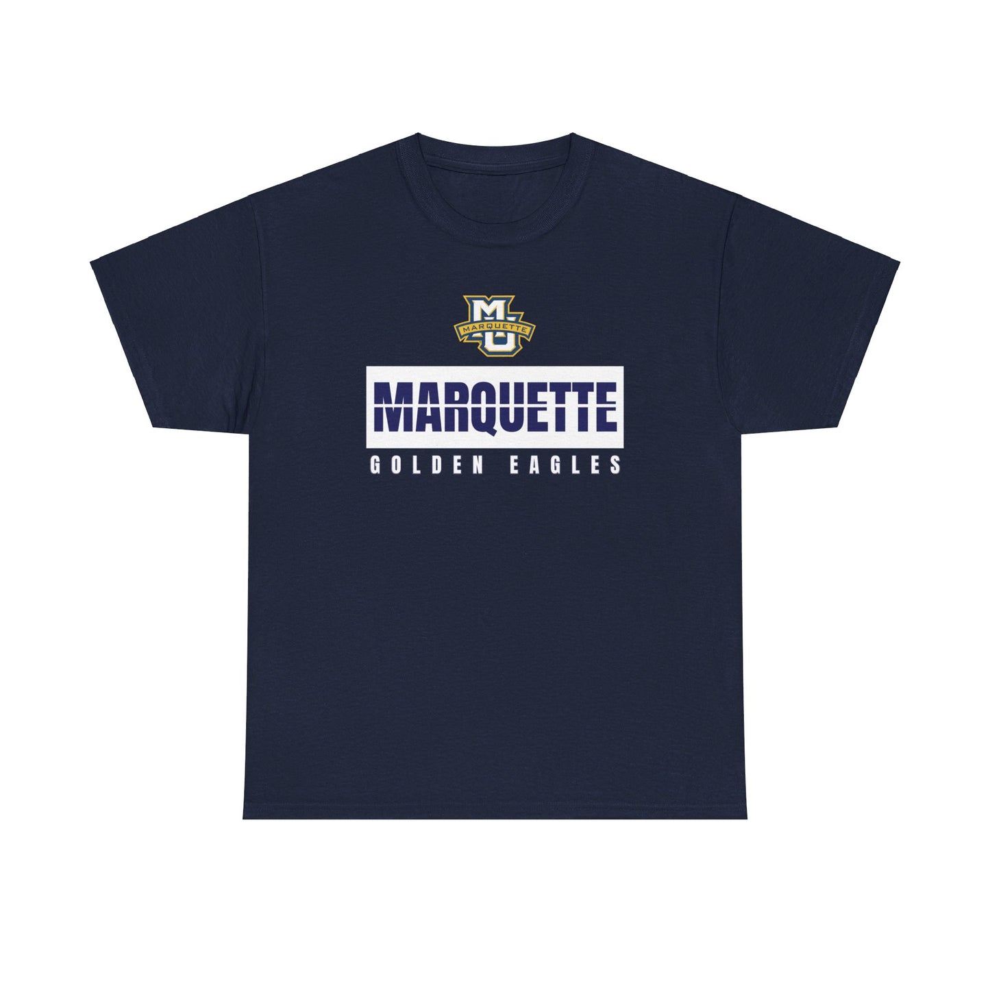 Navy Marquette Golden Eagles Campus Tee