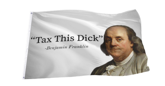 Benjamin Franklin Quote Flag