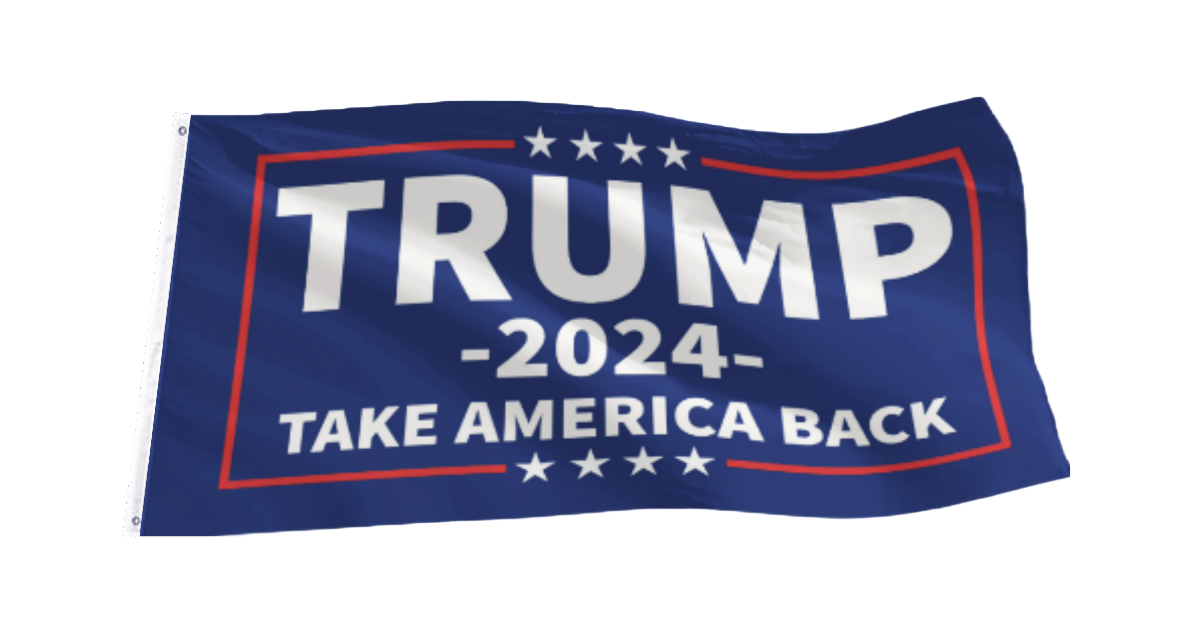 Trump 2024 Take Back America Flag