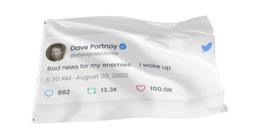 Bad News For My Enemies Tweet Flag