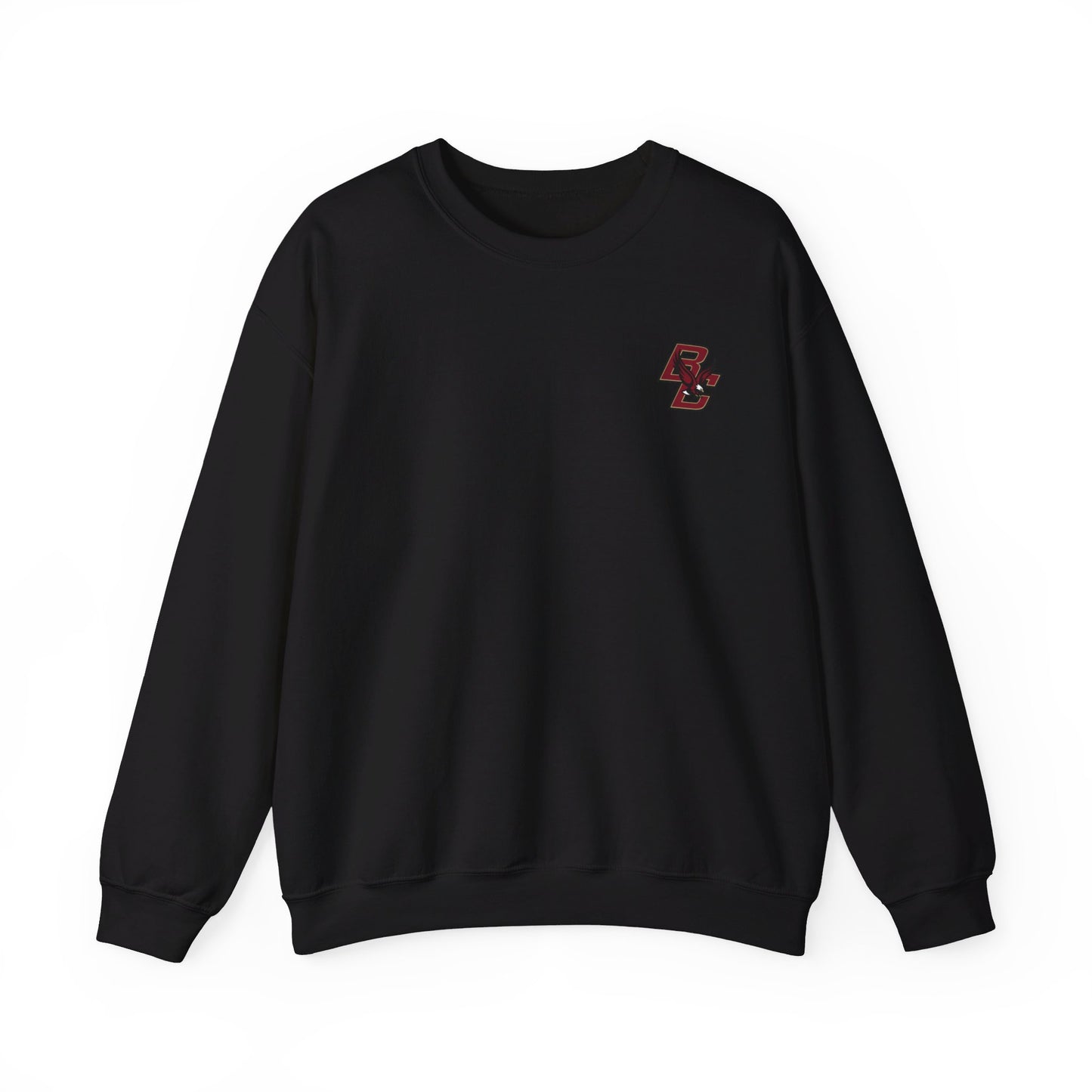 Black Boston College Corner Campus Crewneck Sweatshirt