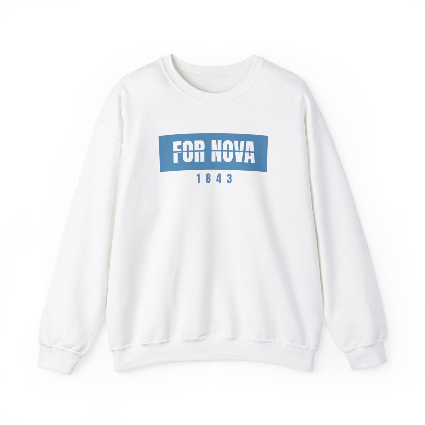 White Campus Crewneck For Nova Sweatshirt