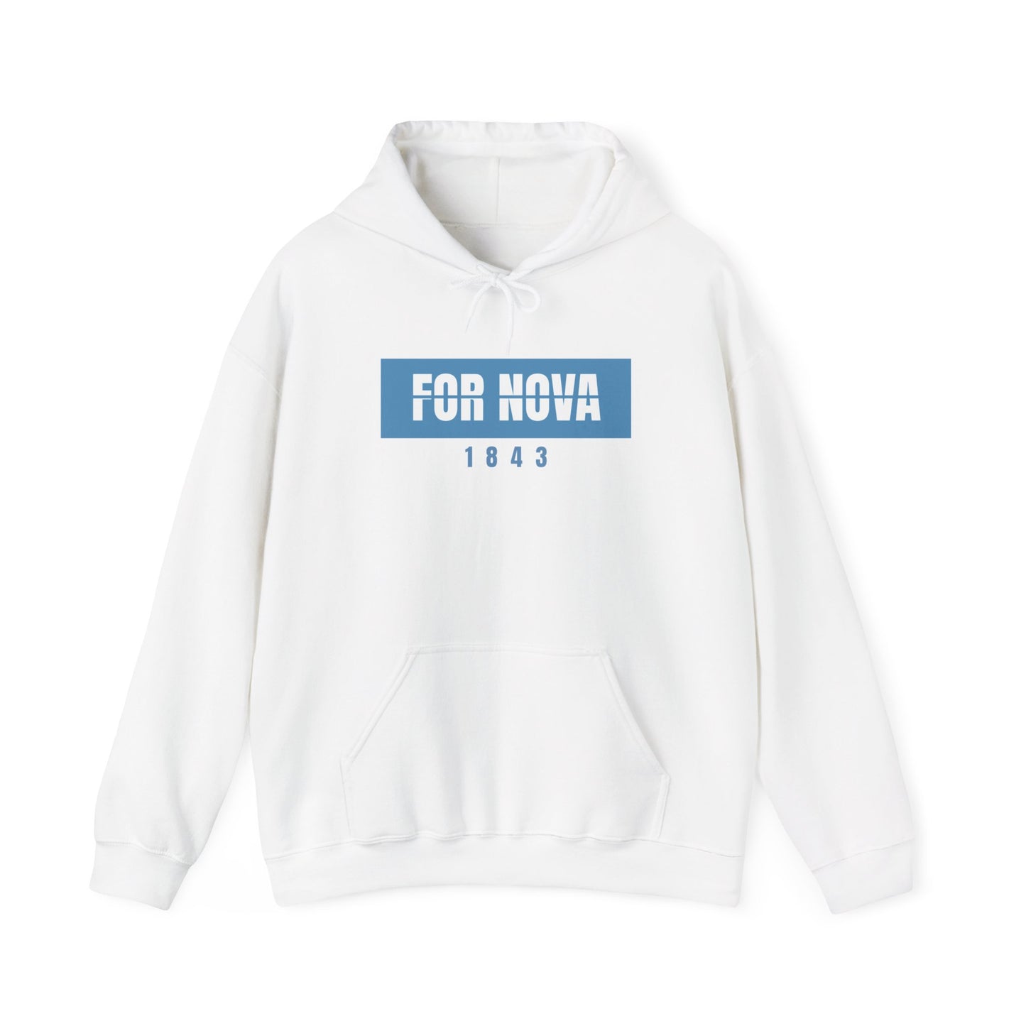 For Nova White Heavy Blend Hoodie