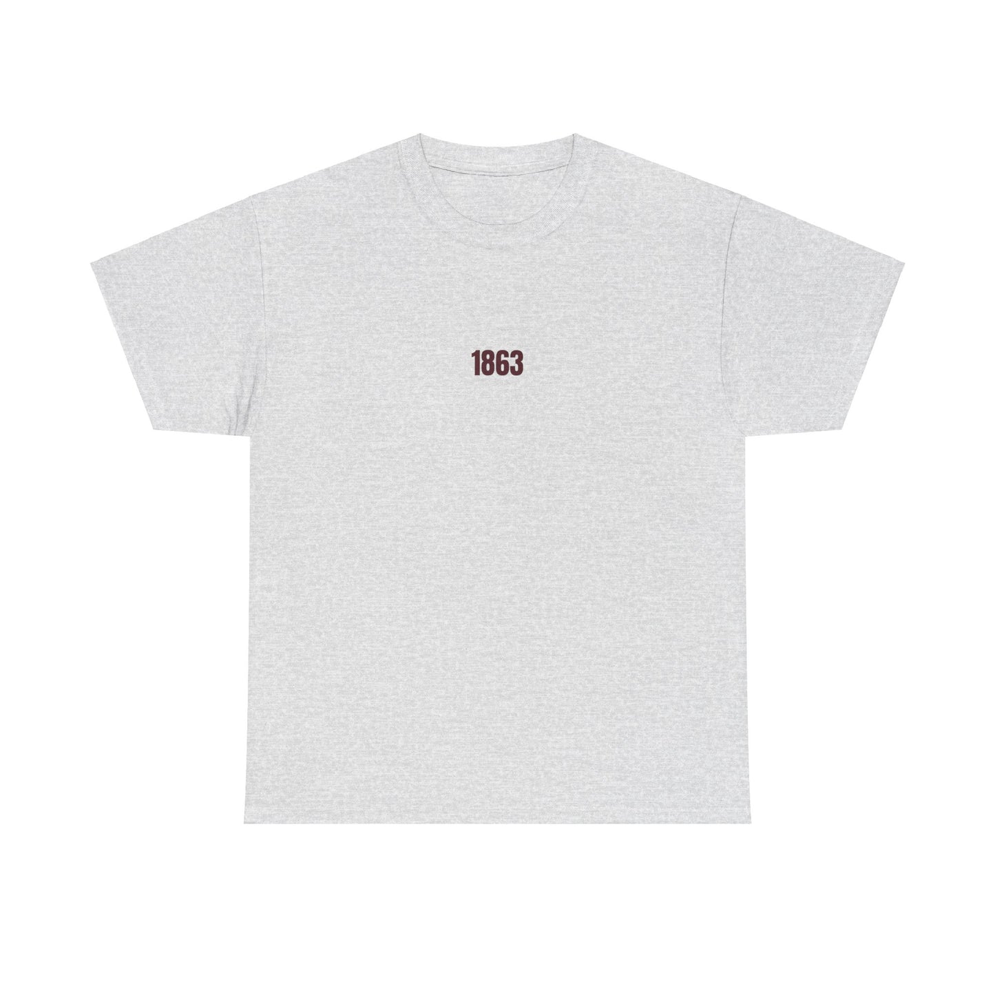 White 1863 Boston College Founded Tee