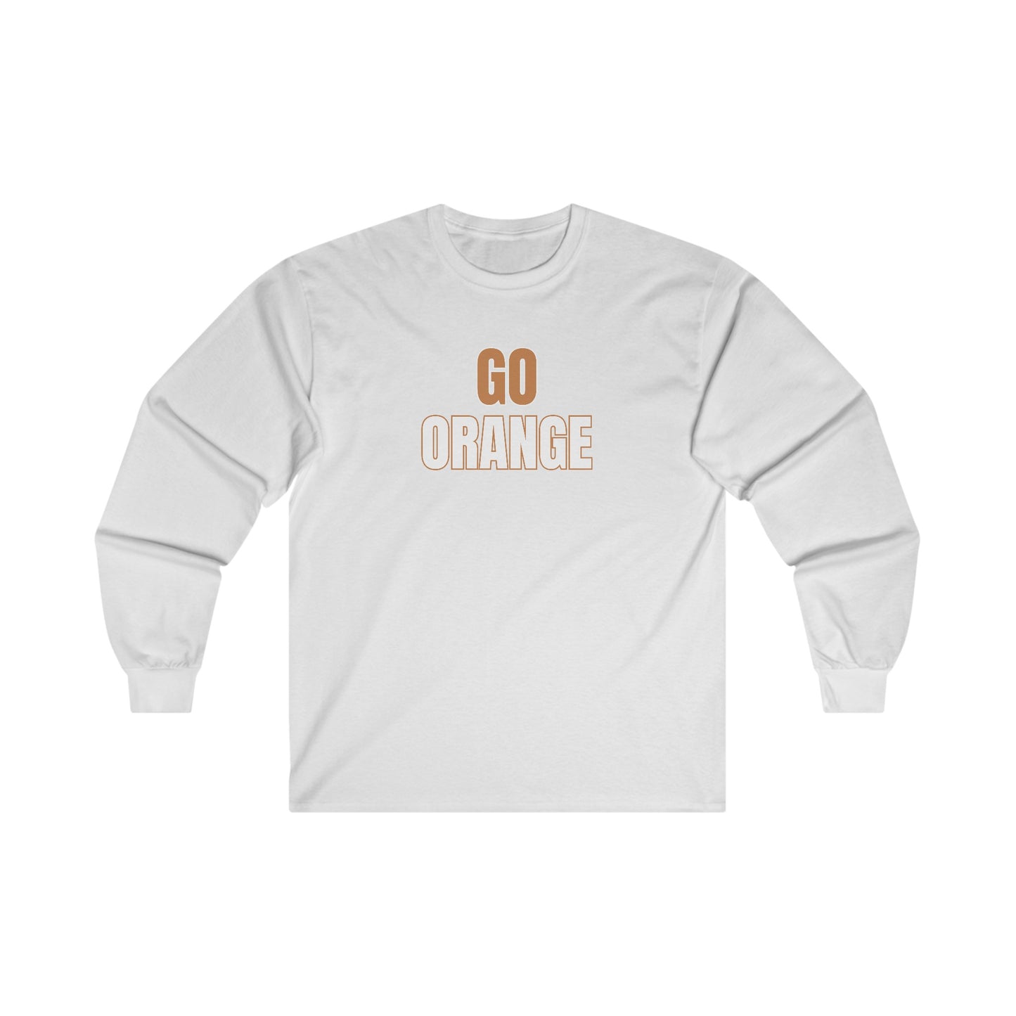 Go Orange Cotton Long Sleeve