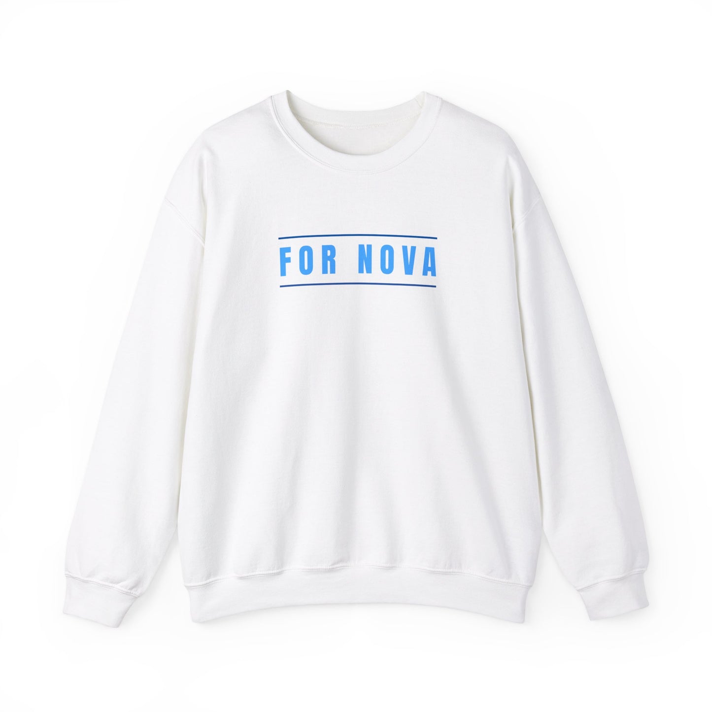 White Campus Crewneck For Nova Sweatshirt