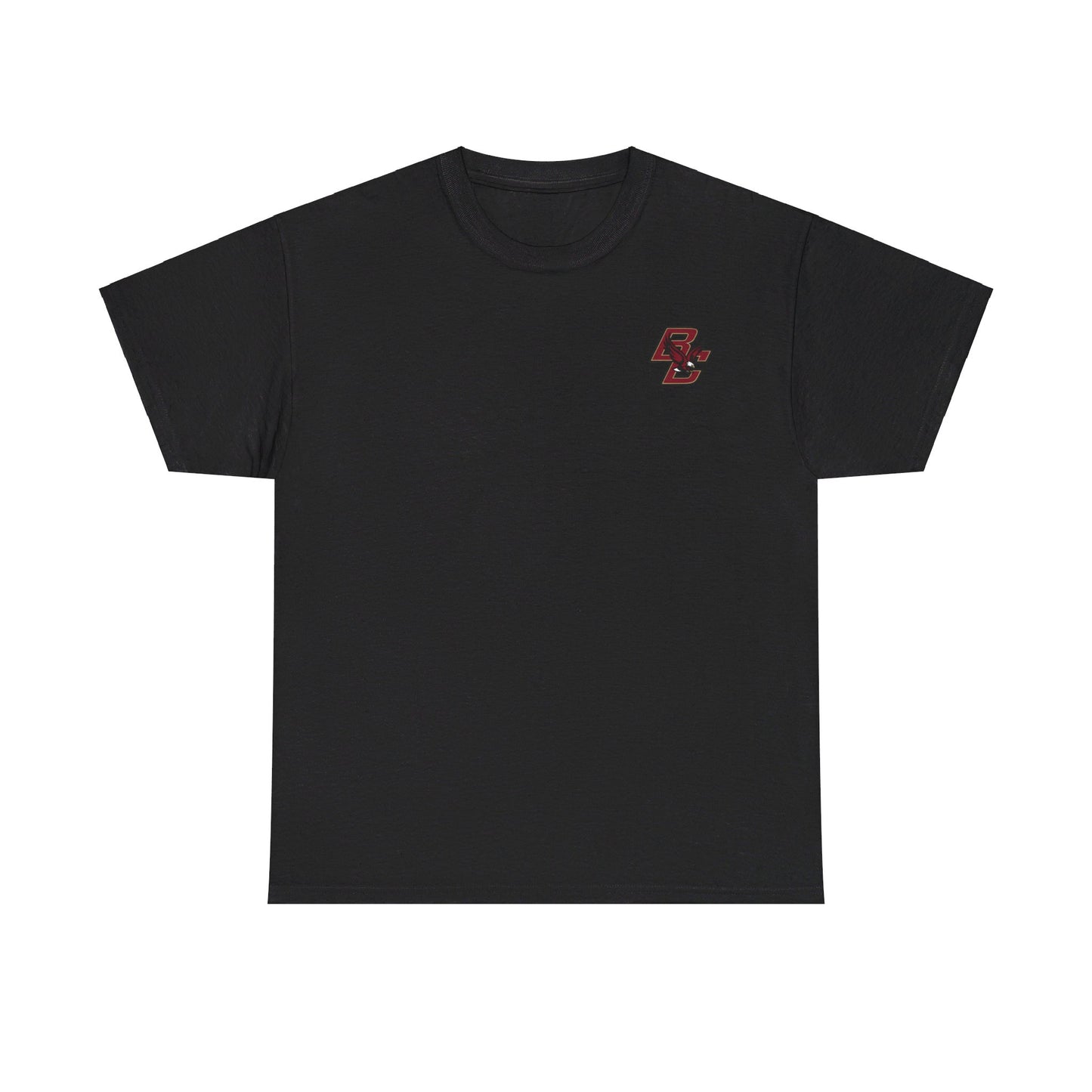 Black Boston College Corner Campus Tee