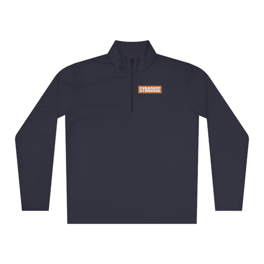 Navy Syracuse Quarter-Zip Pullover