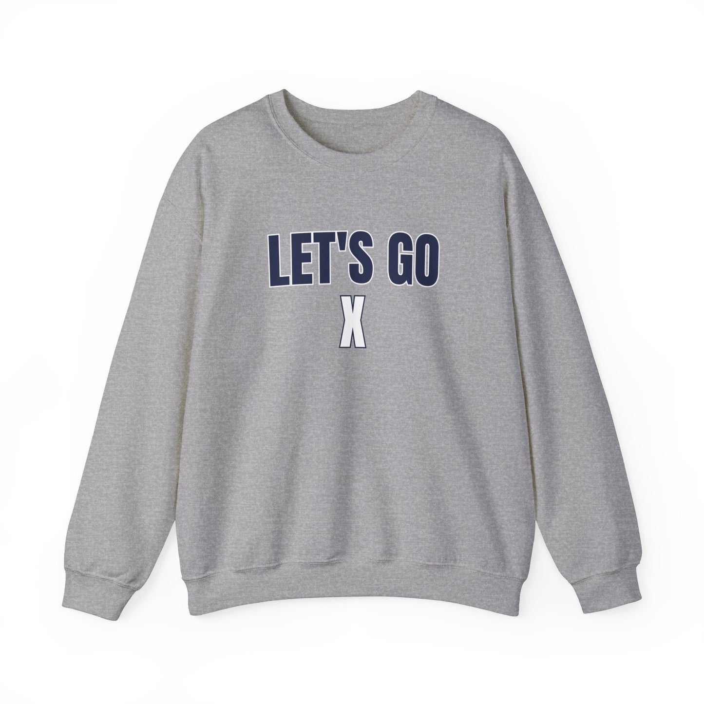 Grey Let's Go X Campus Crewneck Sweatshirt