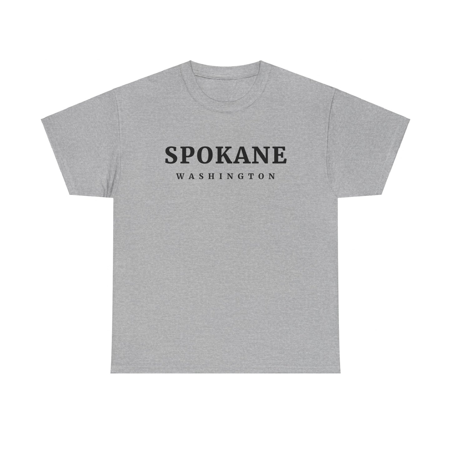 Grey Spokane Washington Tee