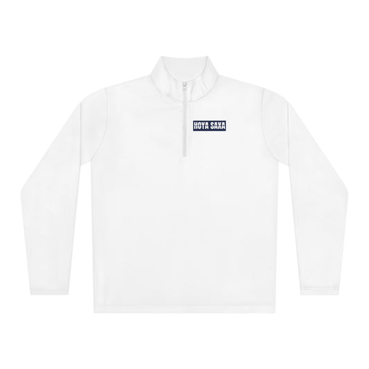 White Hoya Saxa Quarter-Zip Pullover