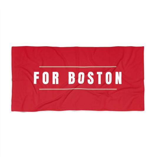 For Boston Beach Towel