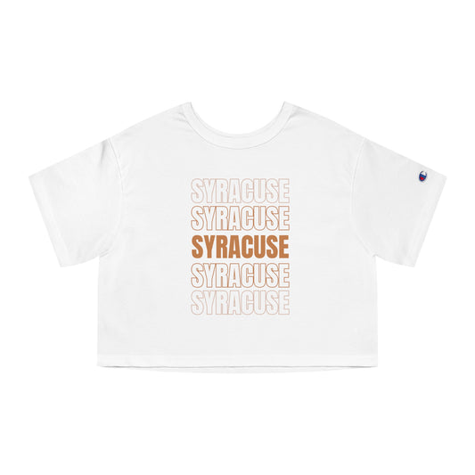 Syracuse Champion Women's Heritage Cropped T-Shirt