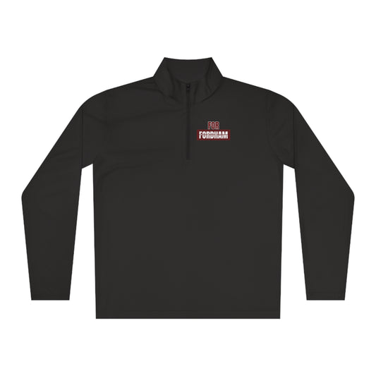 Black For Fordham Quarter-Zip Pullover