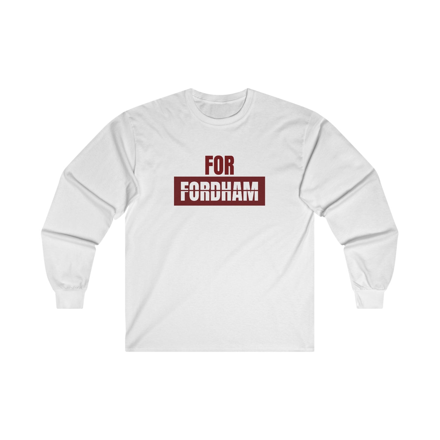 White For Fordham Cotton Long Sleeve