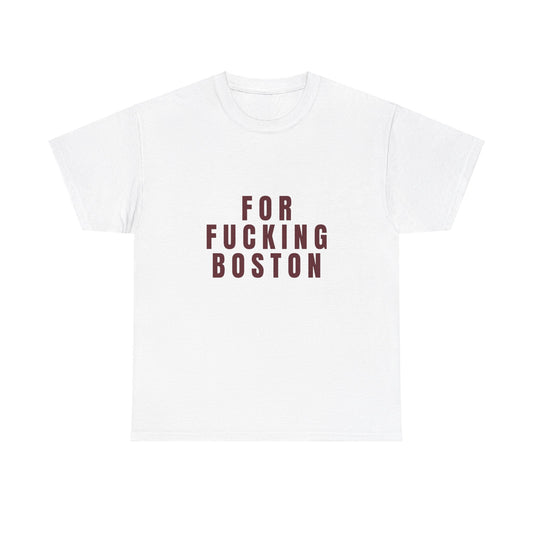 White For Boston Tee