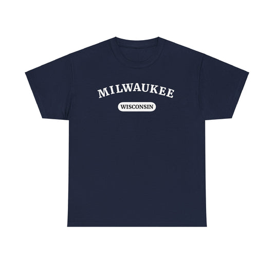 Wisconsin Navy Tee