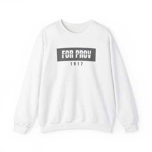 White For Prov Campus Crewneck Sweatshirt