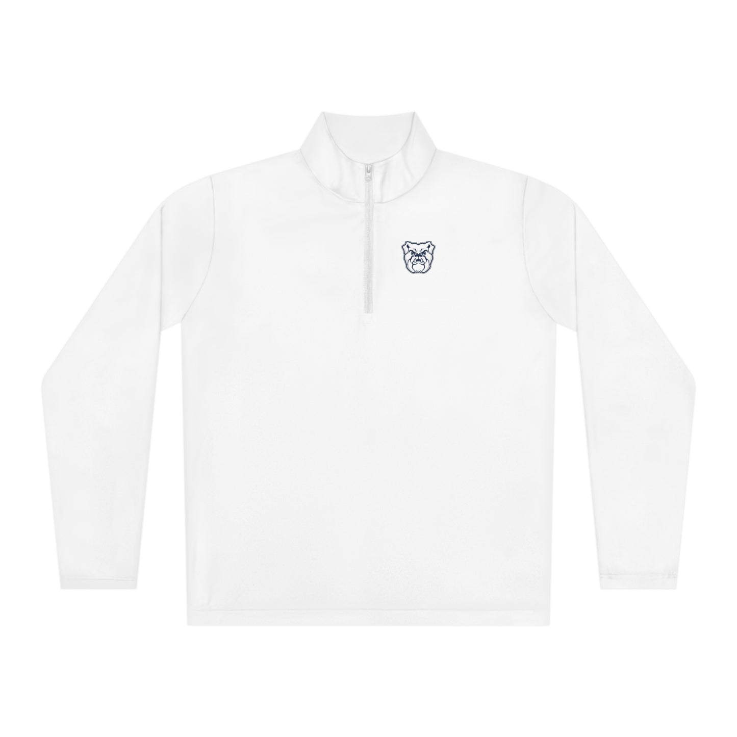 White Butler Logo Quarter-Zip Pullover