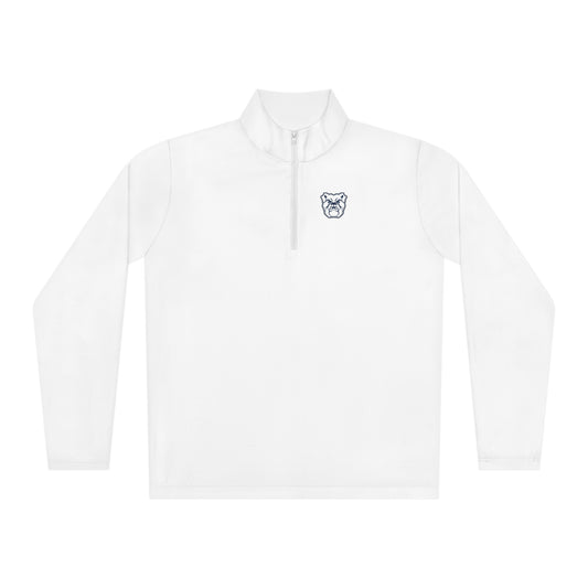 White Butler Logo Quarter-Zip Pullover