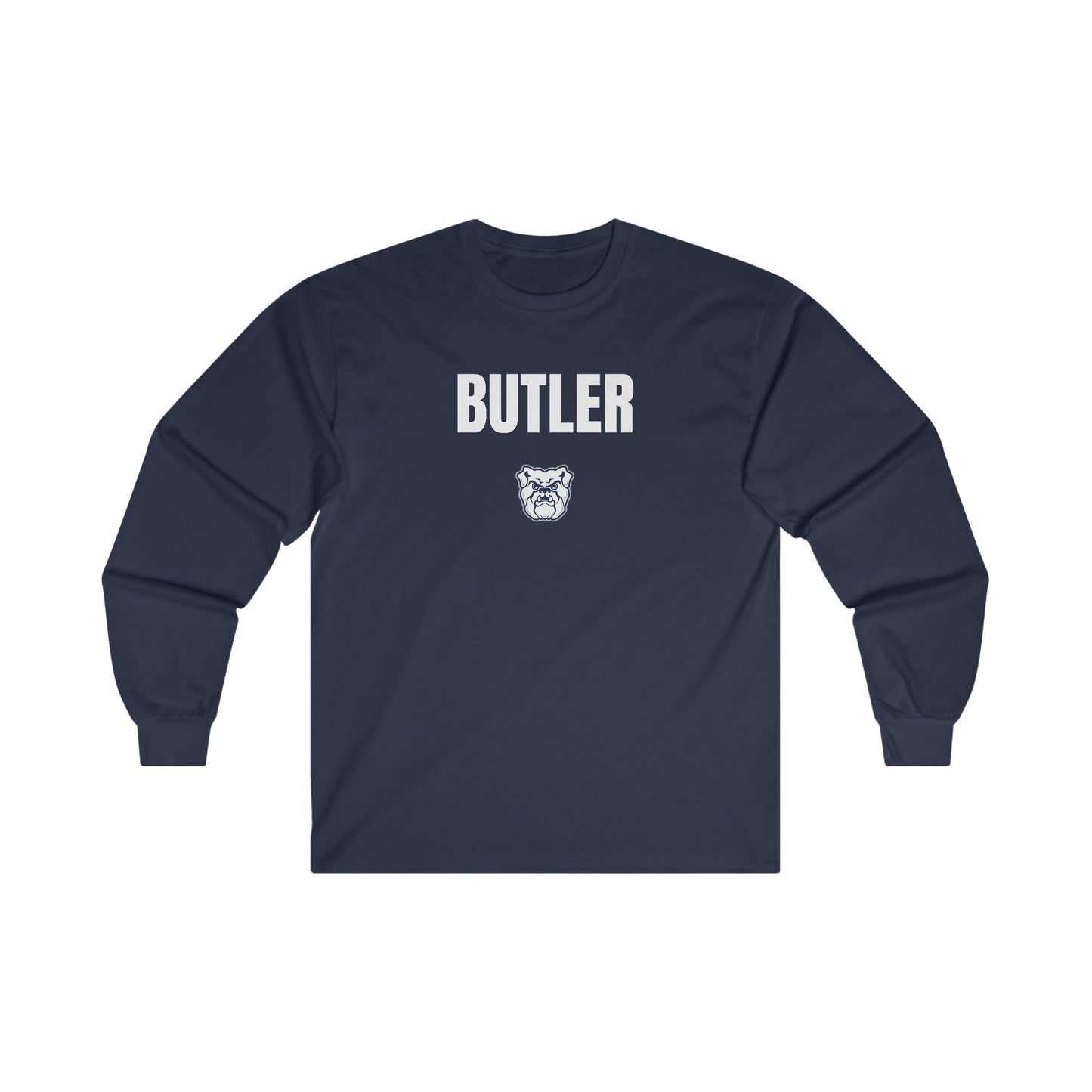 Navy Butler Cotton Long Sleeve