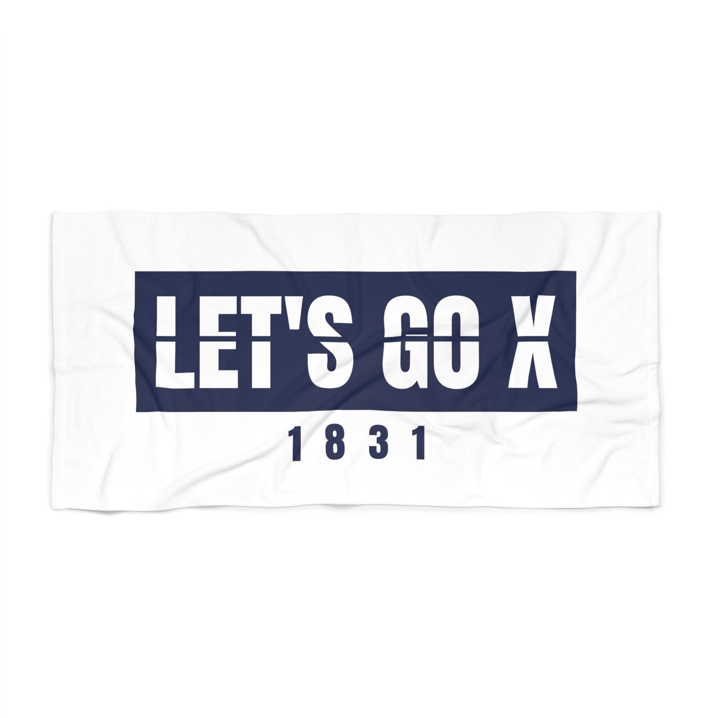 Let's Go X Beach Towel