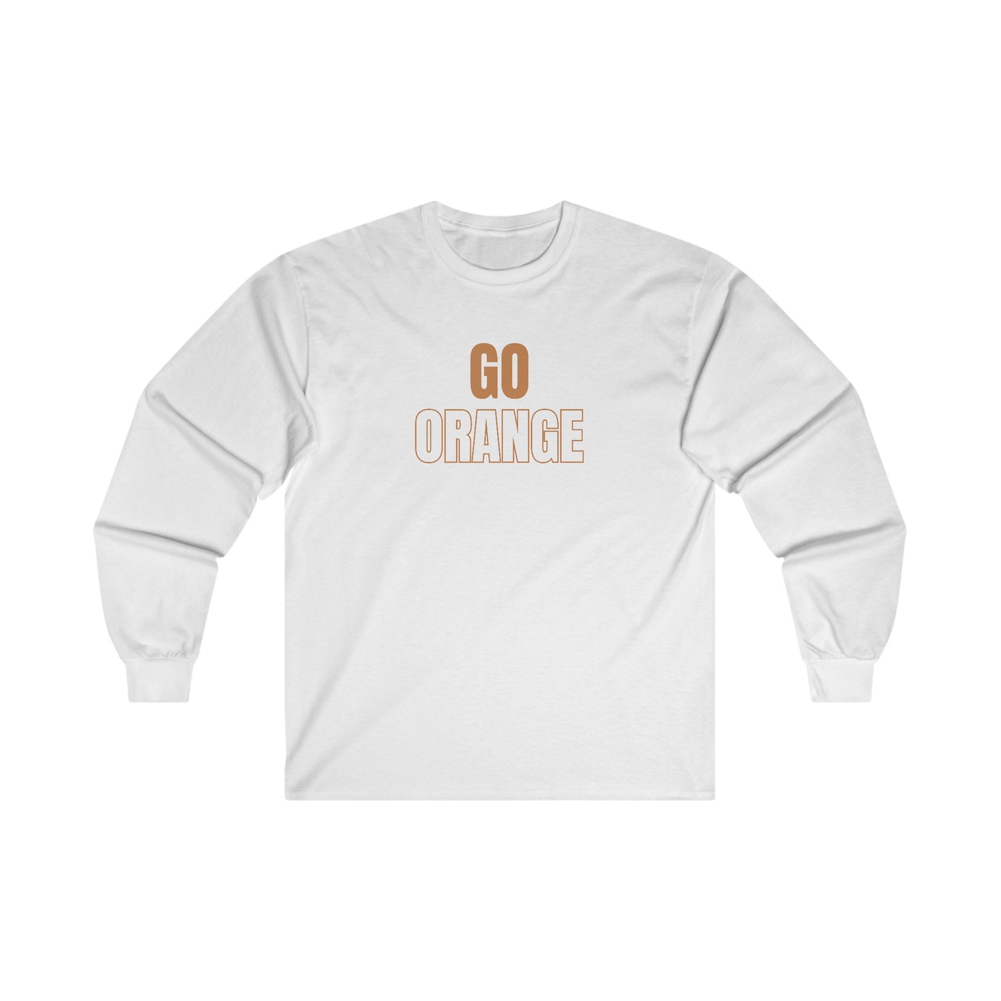 Go Orange Cotton Long Sleeve