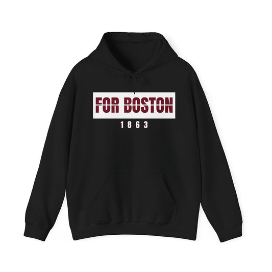 Black For Boston Heavy Blend Hoodie