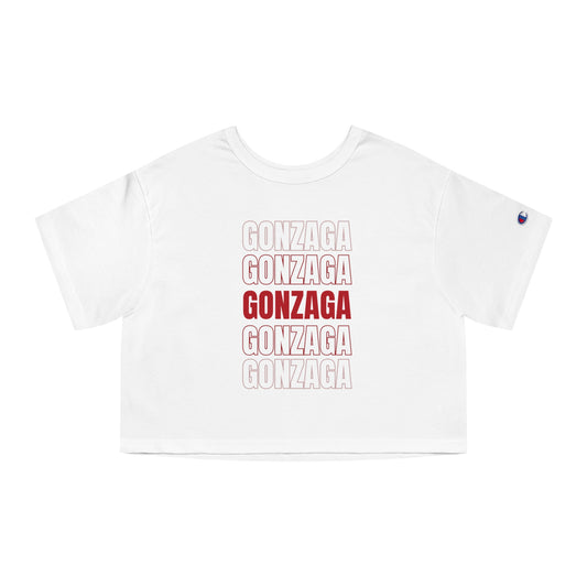 Gonzaga Champion Women's Heritage Cropped T-Shirt