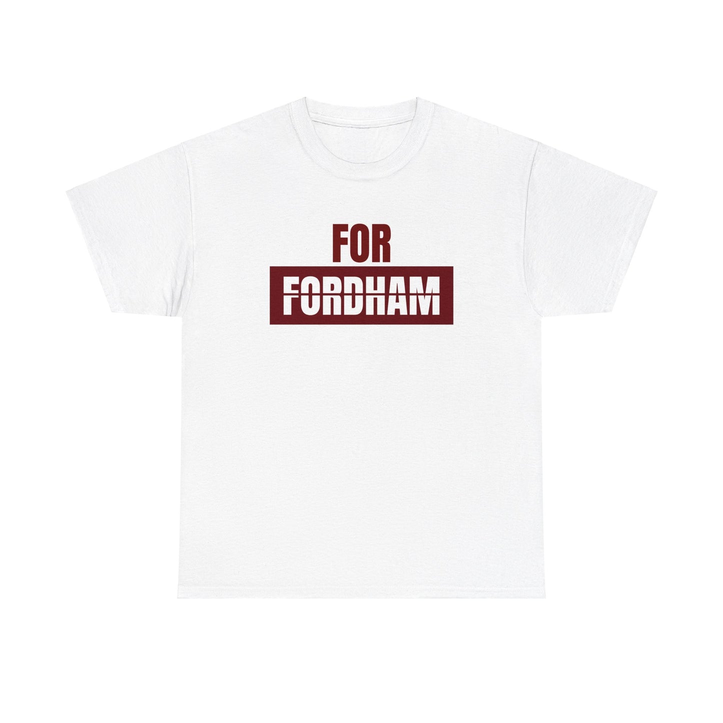 White For Fordham Tee