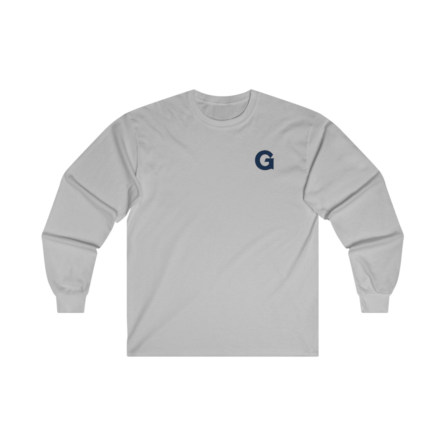 Georgetown Corner Logo Cotton Long Sleeve