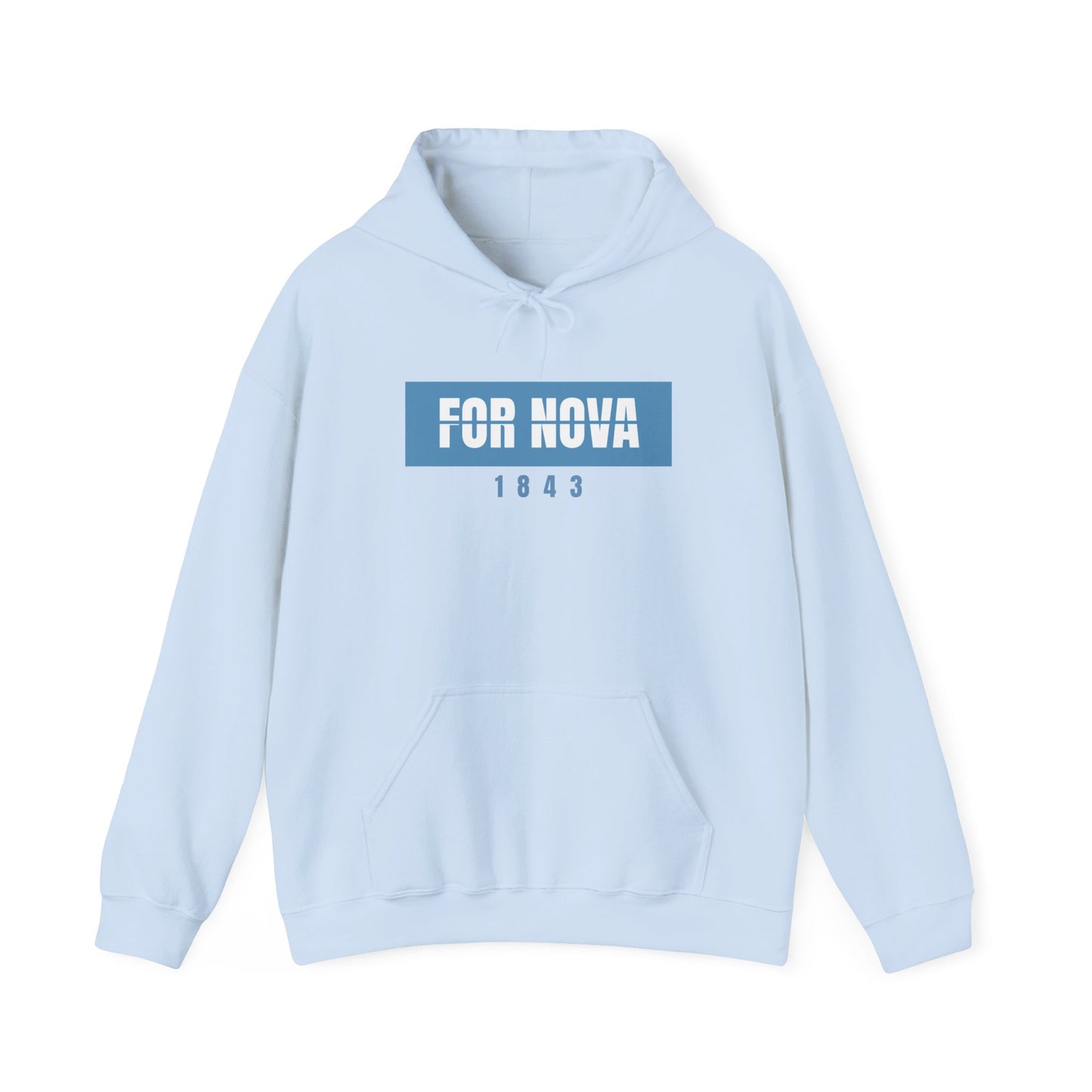 For Nova White Heavy Blend Hoodie