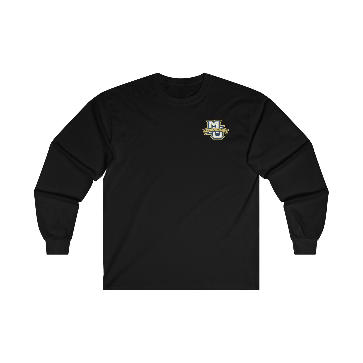 Marquette Corner Logo Cotton Long Sleeve