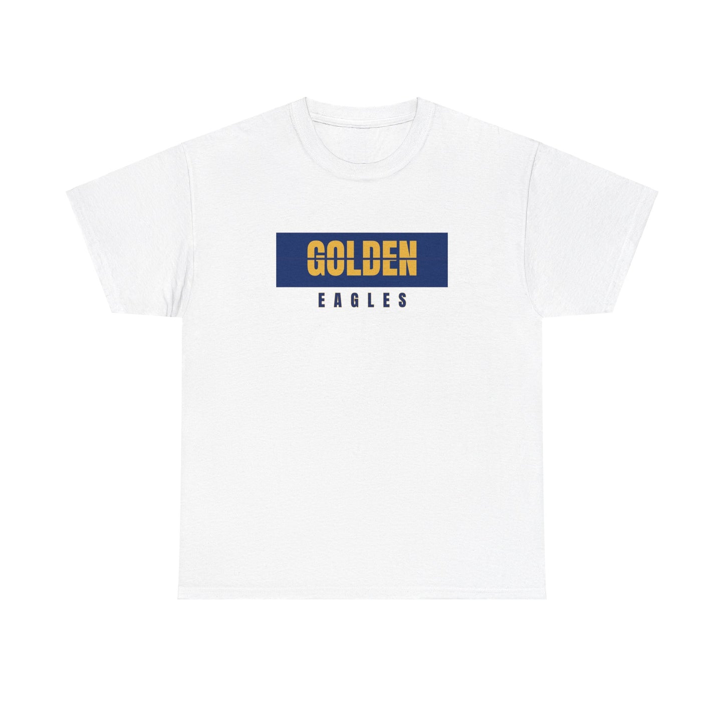 Navy For The Eagles White Tee