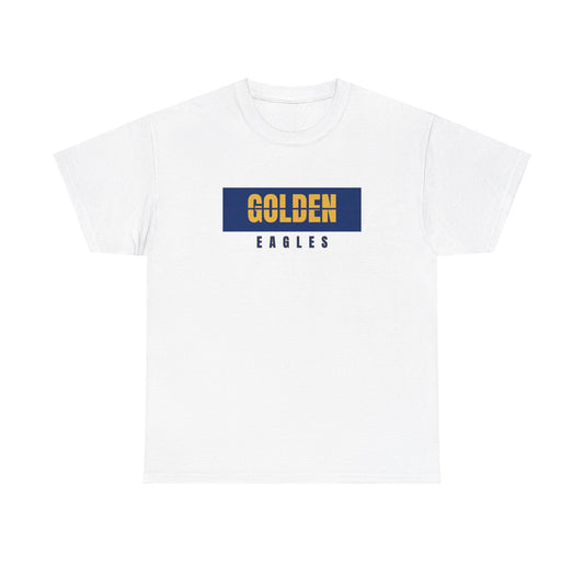 Navy For The Eagles White Tee