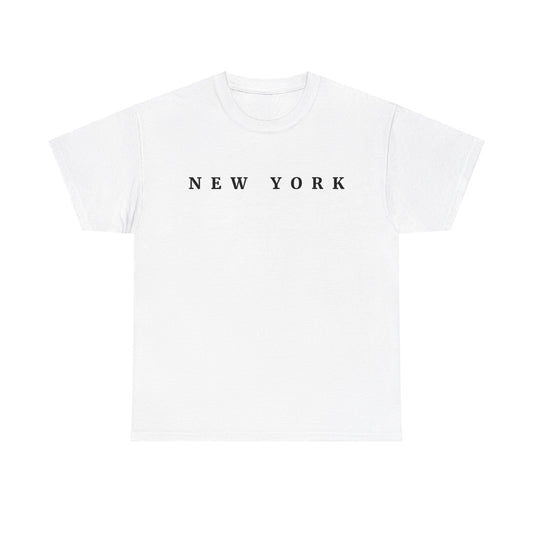 White New York Tee