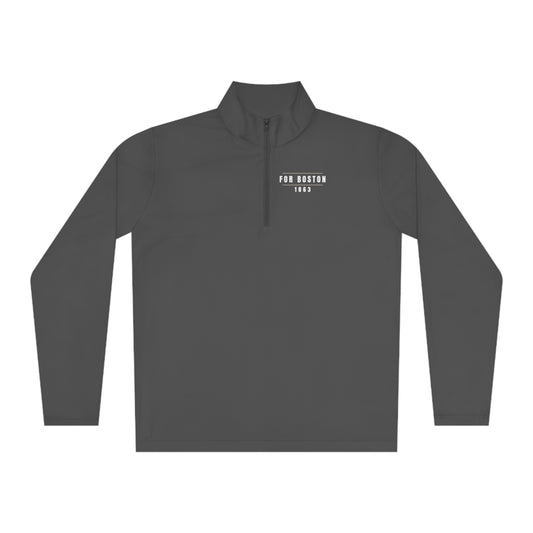 For Boston Dark Quarter-Zip Pullover