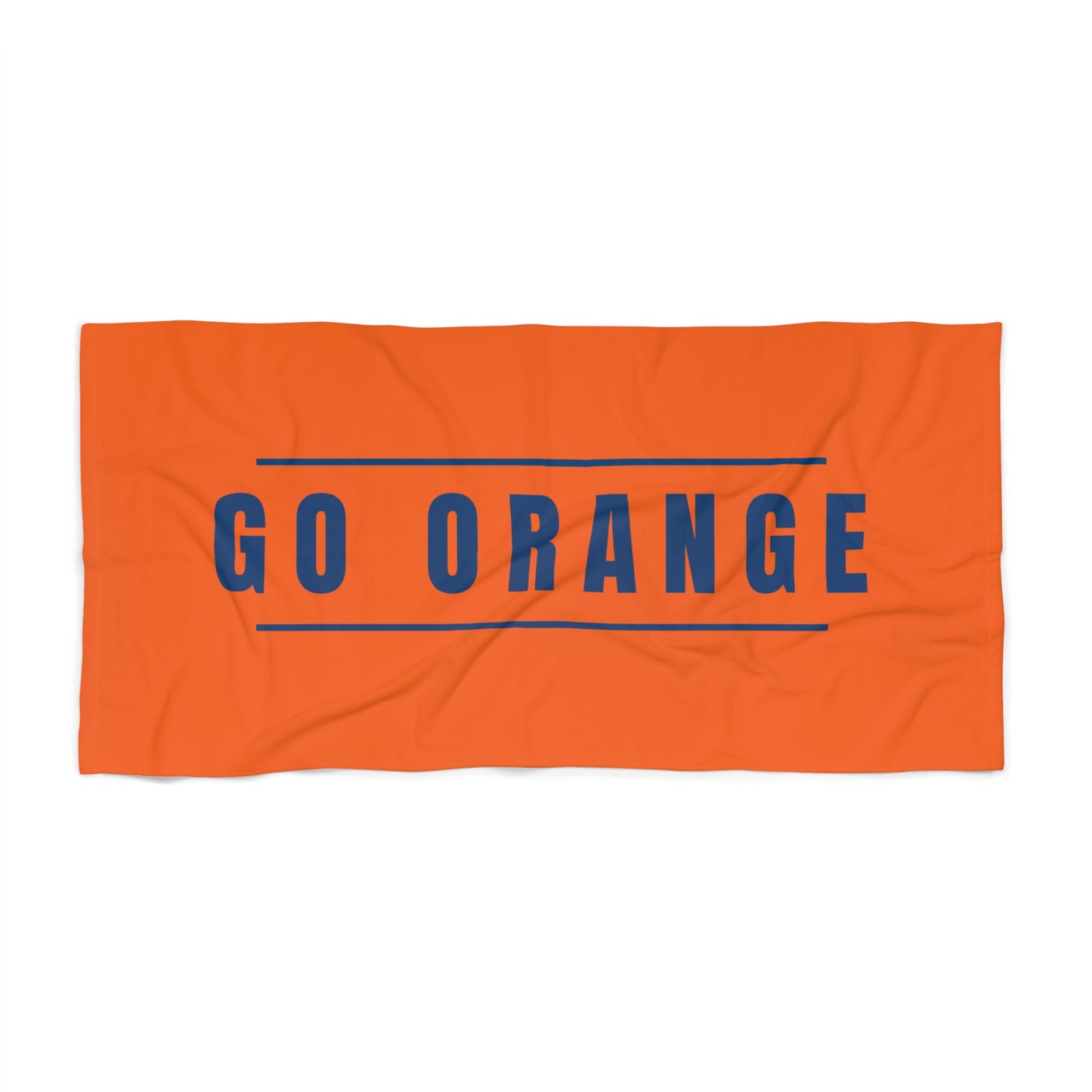 Go Orange Beach Towel