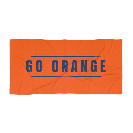 Go Orange Beach Towel