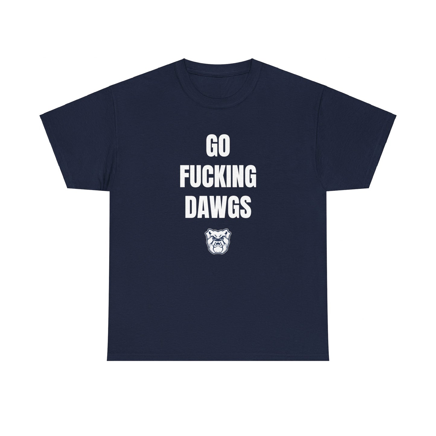 Navy Go Dawgs Campus Tee