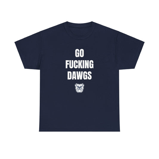 Navy Go Dawgs Campus Tee