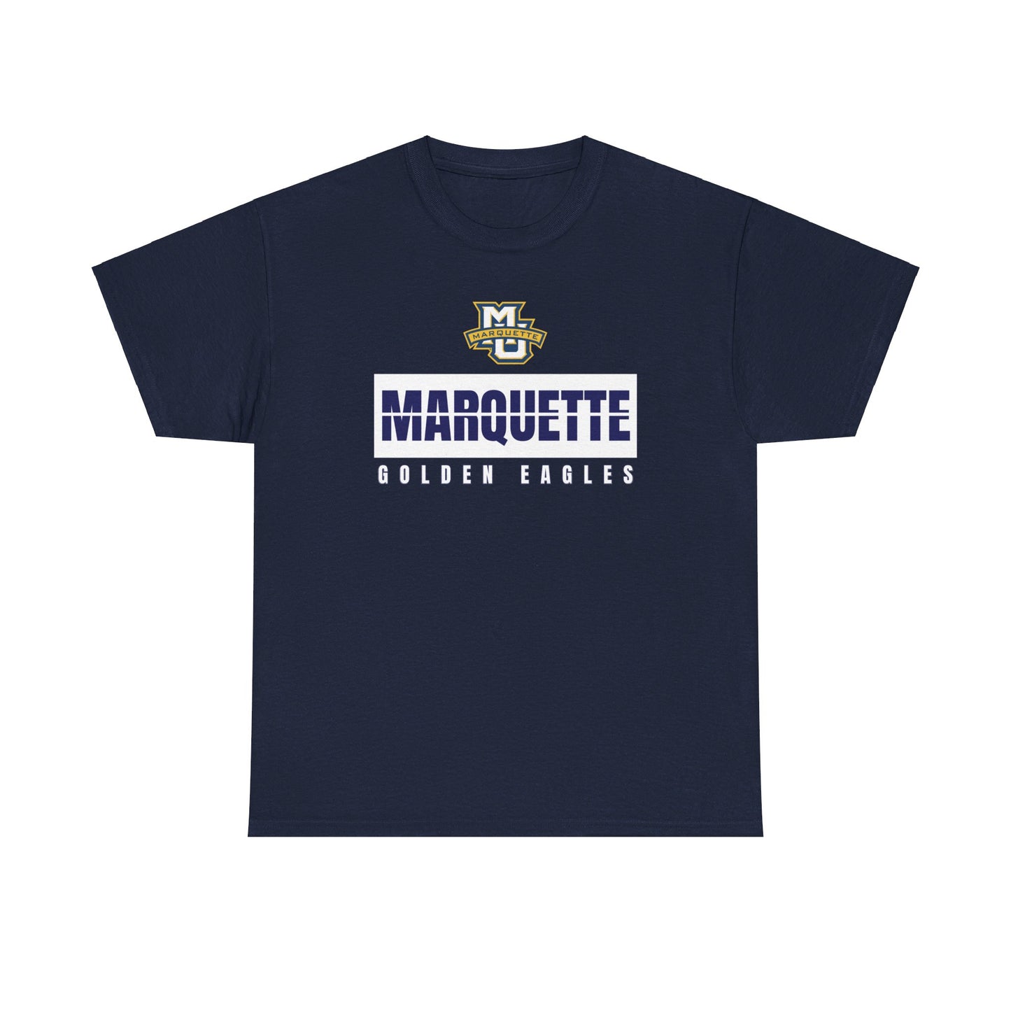 Navy Marquette Golden Eagles Campus Tee