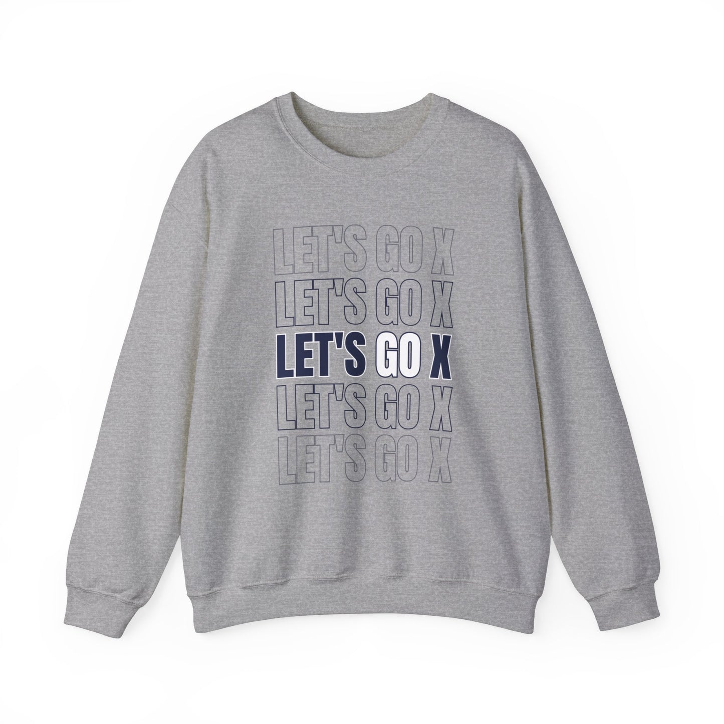 Let's Go X Campus Crewneck White Sweatshirt