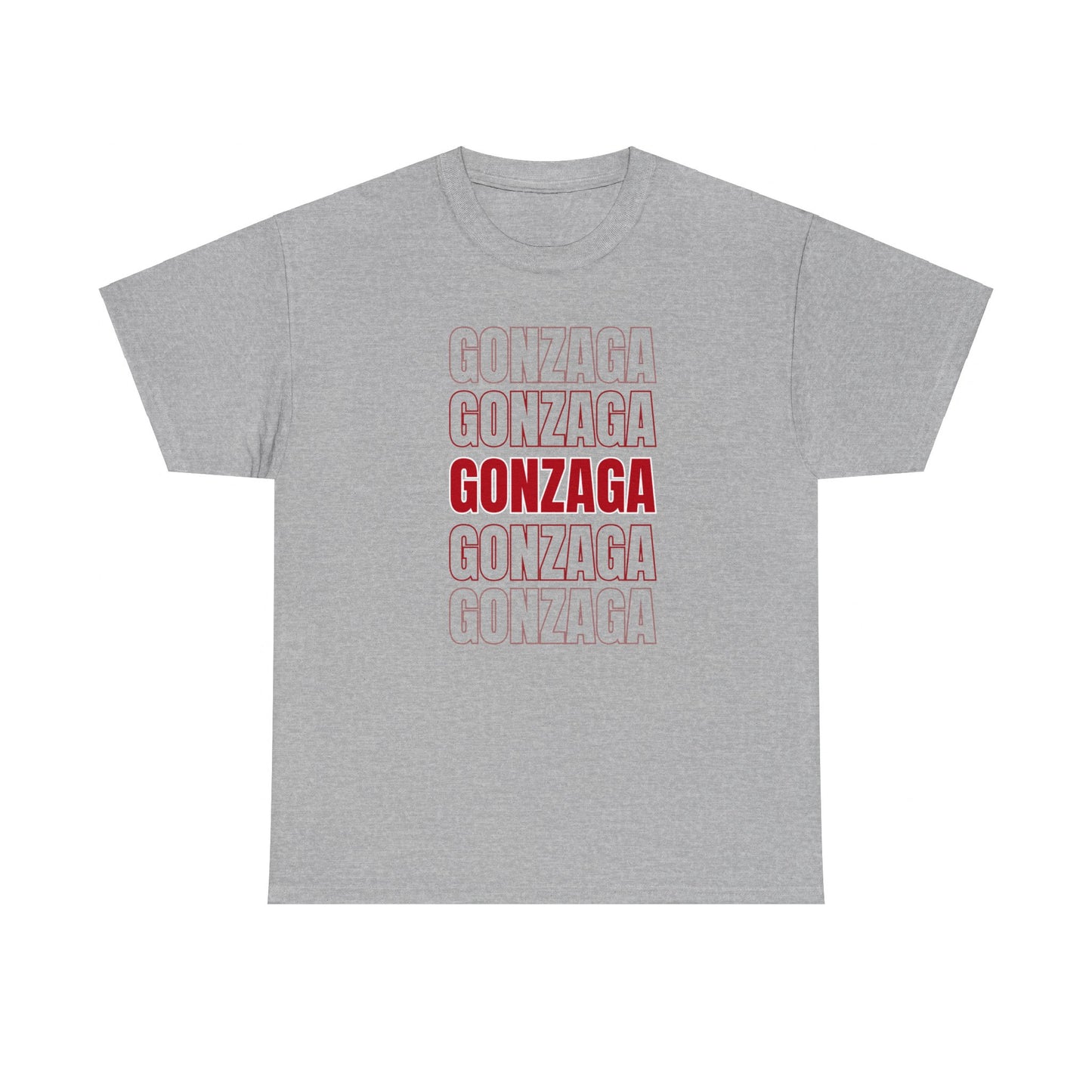 Grey Gonzaga Campus Tee