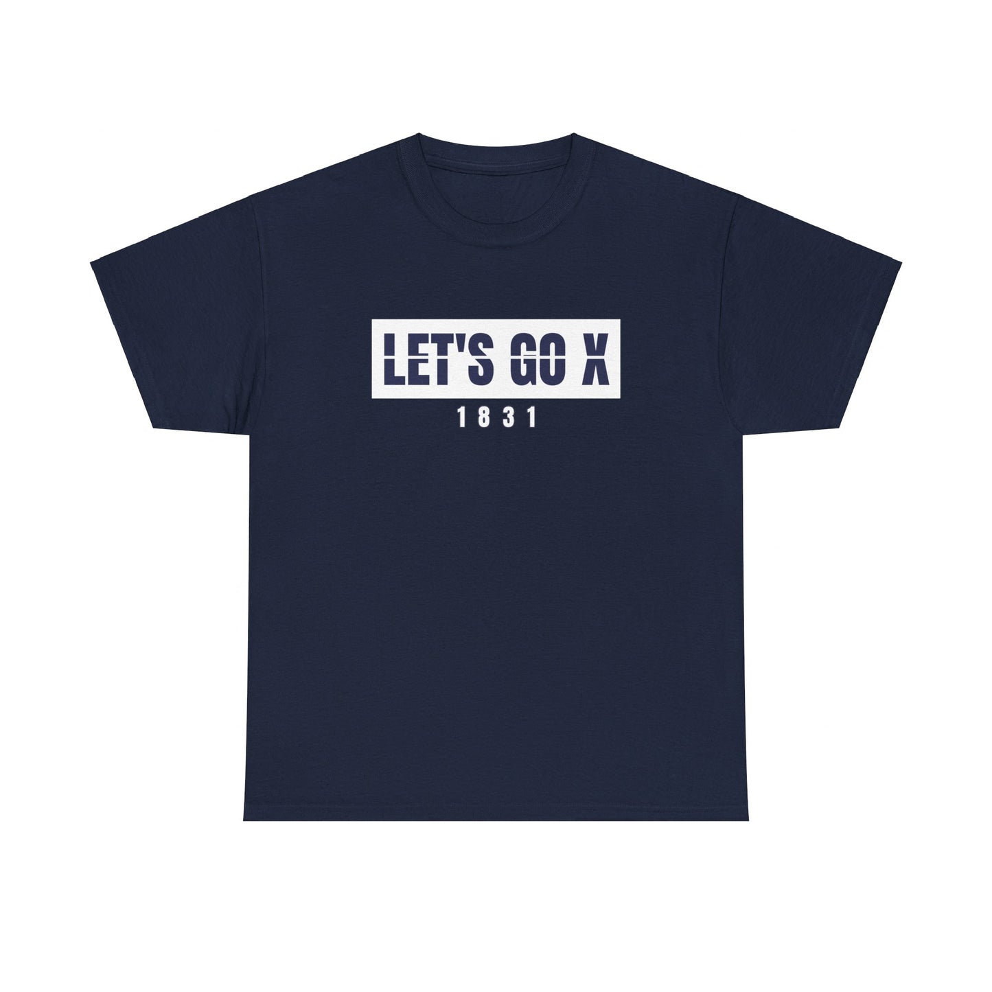 Let's Go X Navy Tee