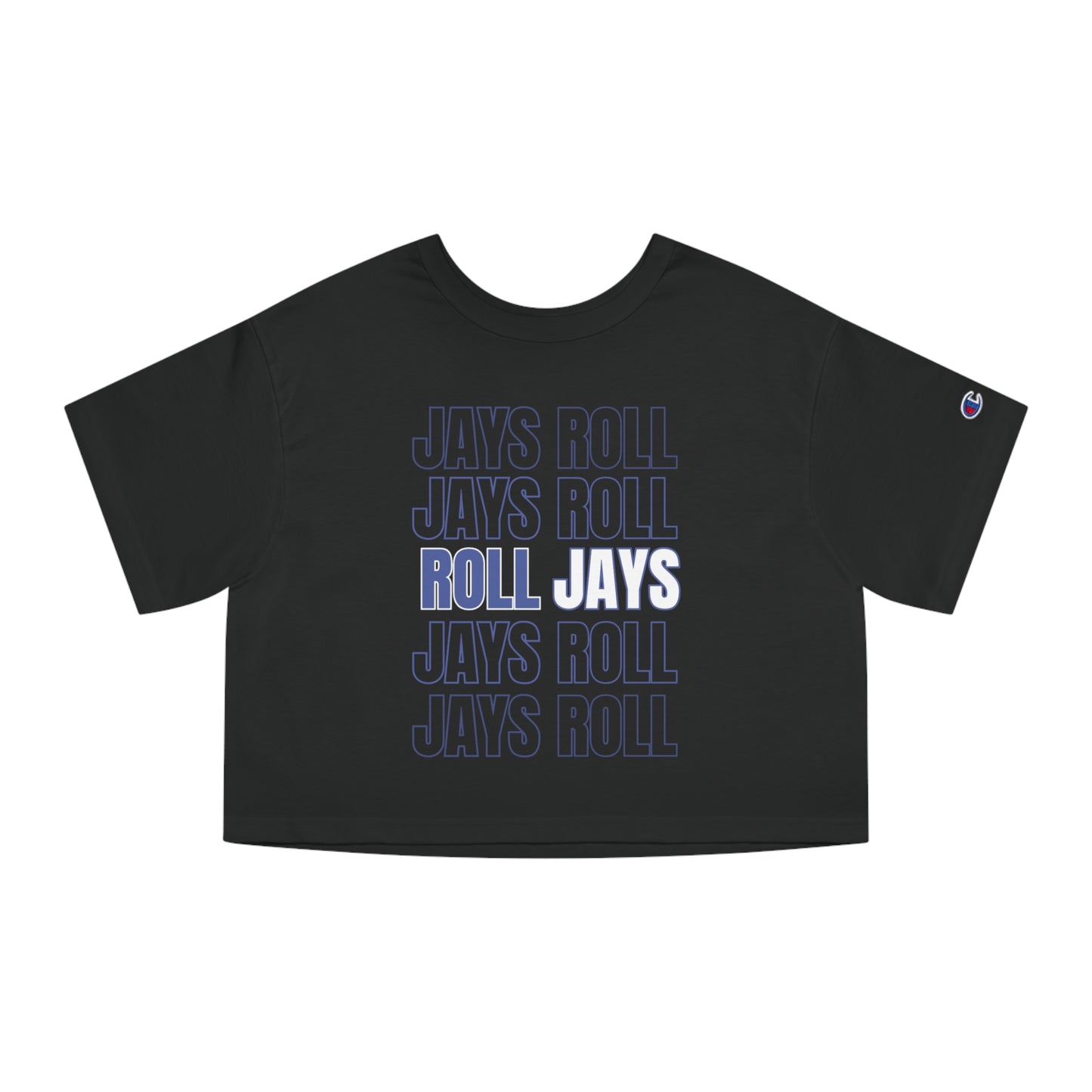 Black Roll Jays Champion Women's Heritage Cropped T-Shirt