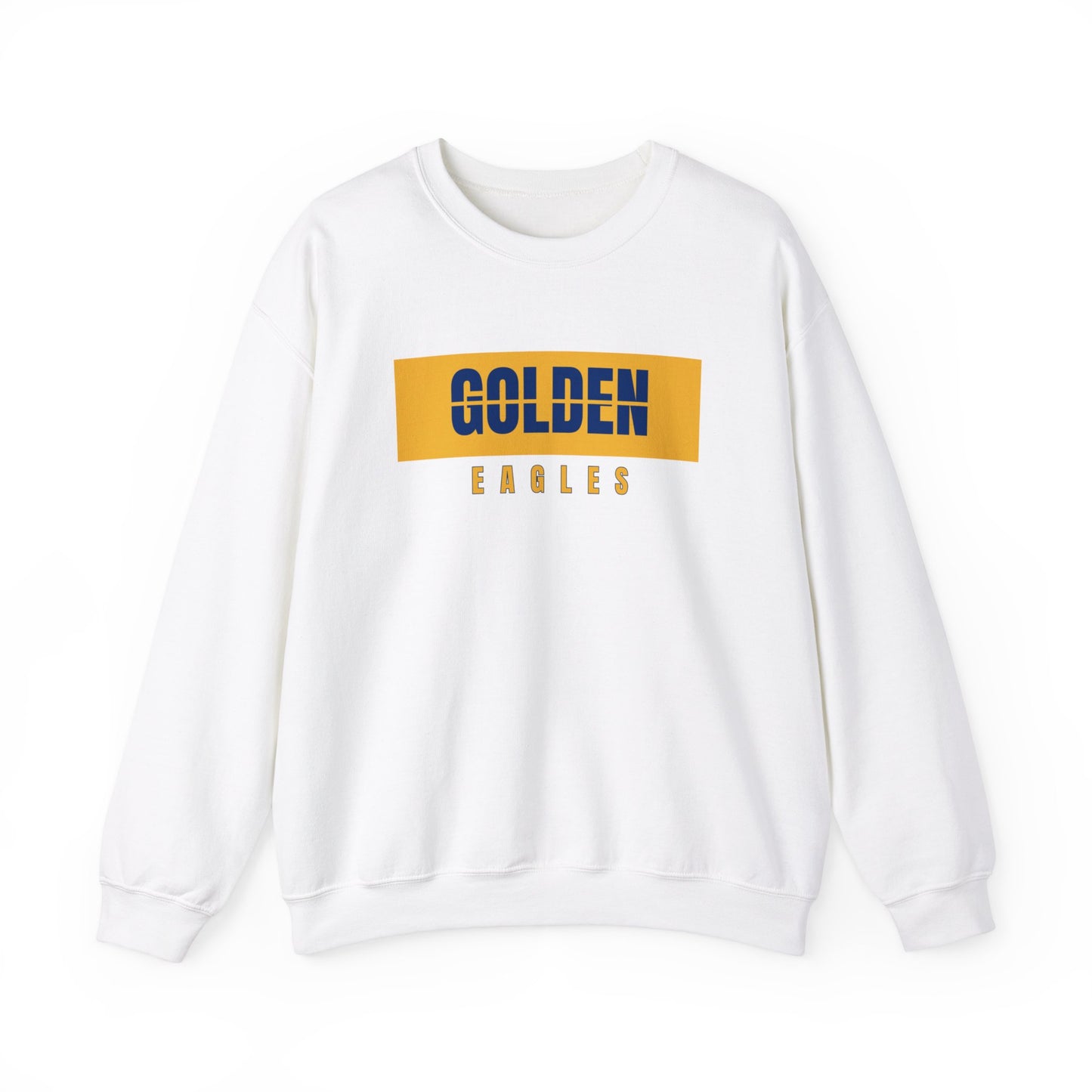 White Golden Eagles Campus Crewneck Sweatshirt