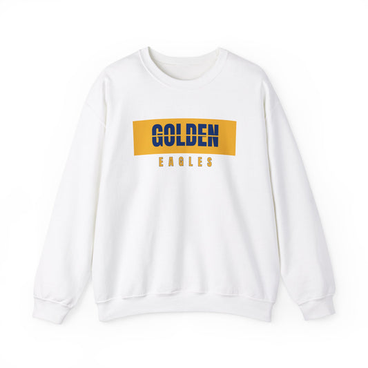 White Golden Eagles Campus Crewneck Sweatshirt